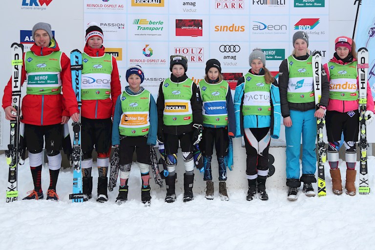 v.l.n.r. Marco Pfyl, Nick Rickenbach, Devin Furrer, Lukas Wille, Melina Zäch, Annina Hobi, Elyssa Kuster, Christina Bühler inhaltsbild