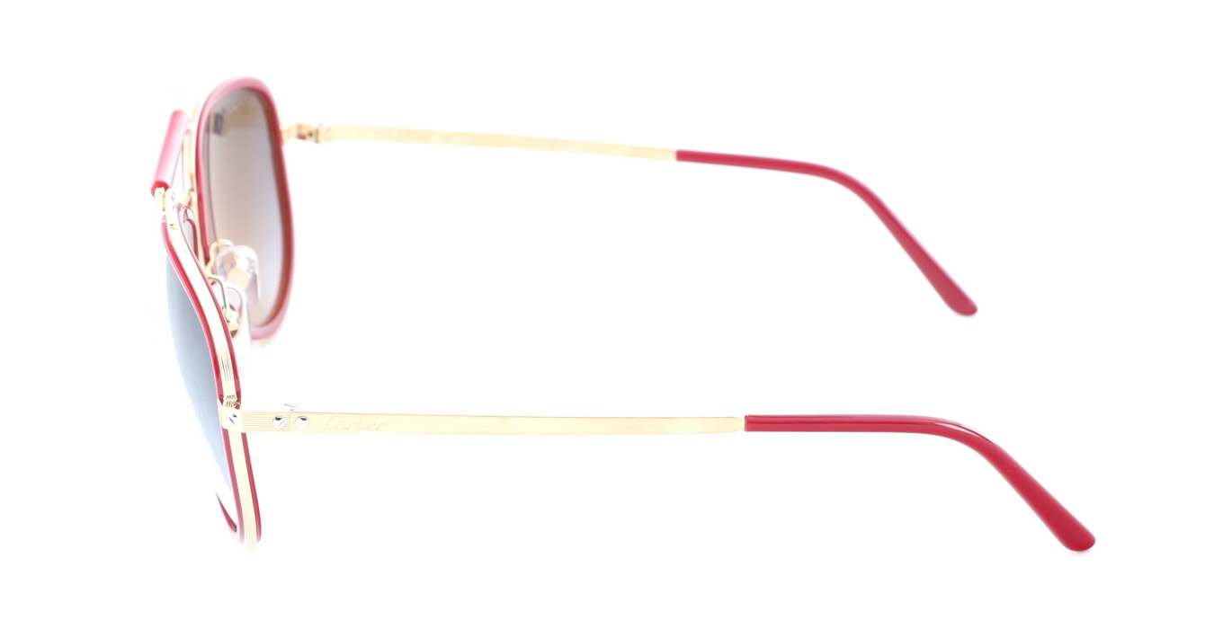 Cartier, ESW00198 Santos Cartier Horizon Voltige' brushed gold