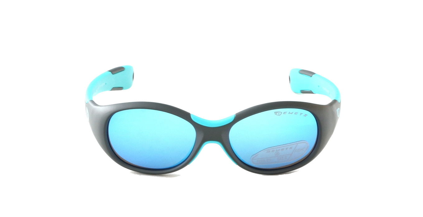 DEMETZ, ELLIPSE Gris Crist Mat Turqu