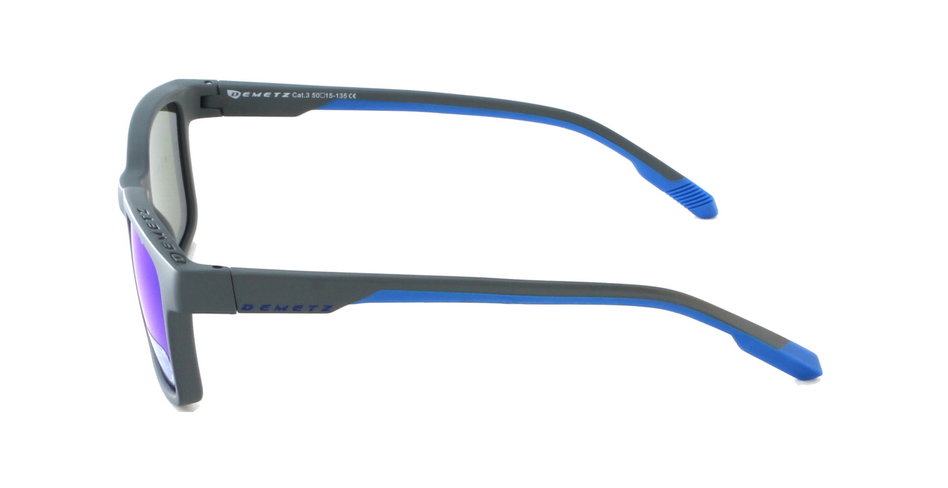 DEMETZ, HIDE Gris Mat Bleu