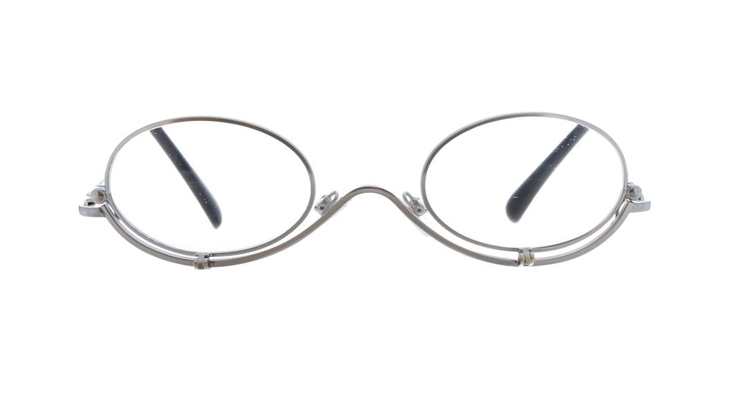 Schminkbrille +4.00  silber