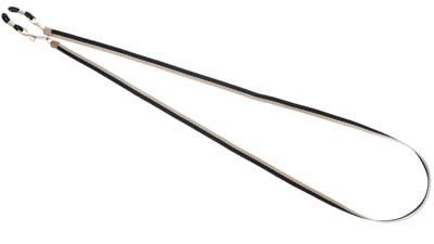 Brillenband Jimmy Black beige<br/>schwarz/beige